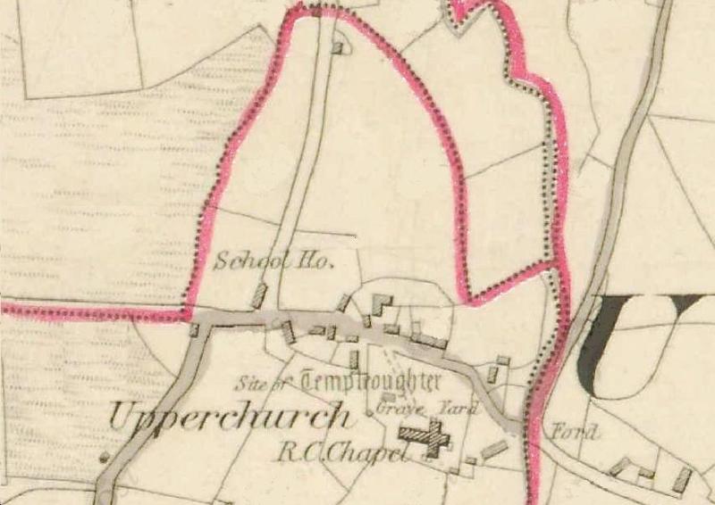 Upperchurch National School Co. Tipperary 1st Edition OS