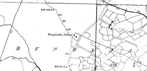 Bunglash National School 1873 (Cassini Map)