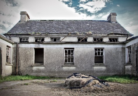 Scoil Naofa Brid National School, Co. Roscommon (dated 1951) Exterior showing the circulatory layout of the classrooms